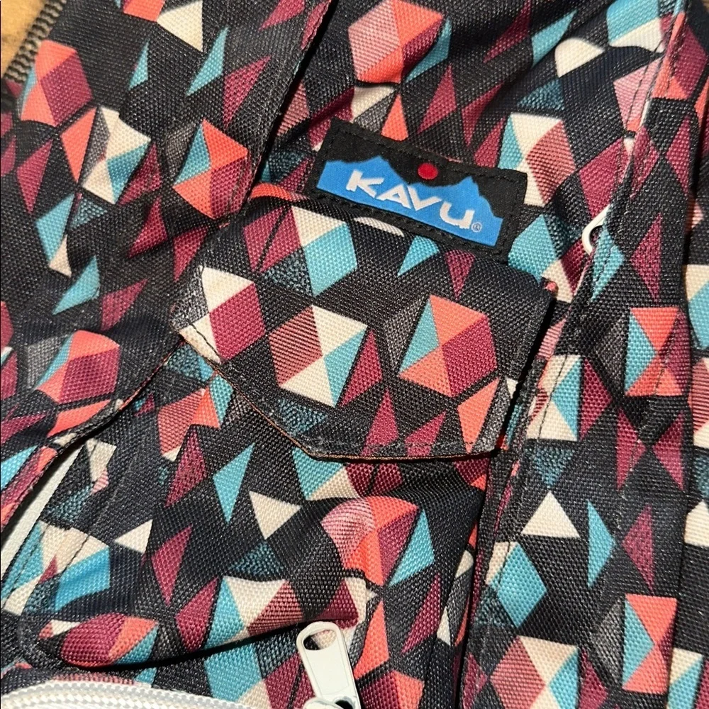 KAVU Women's Geometric Sling Bag - Red, Blue, Black
